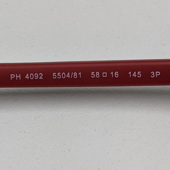 🕶️Frame only! Polo by Ralph Lauren PH4092-5504/81 Sunglasses 58/16-145 /JLE659 - Picture 5 of 8